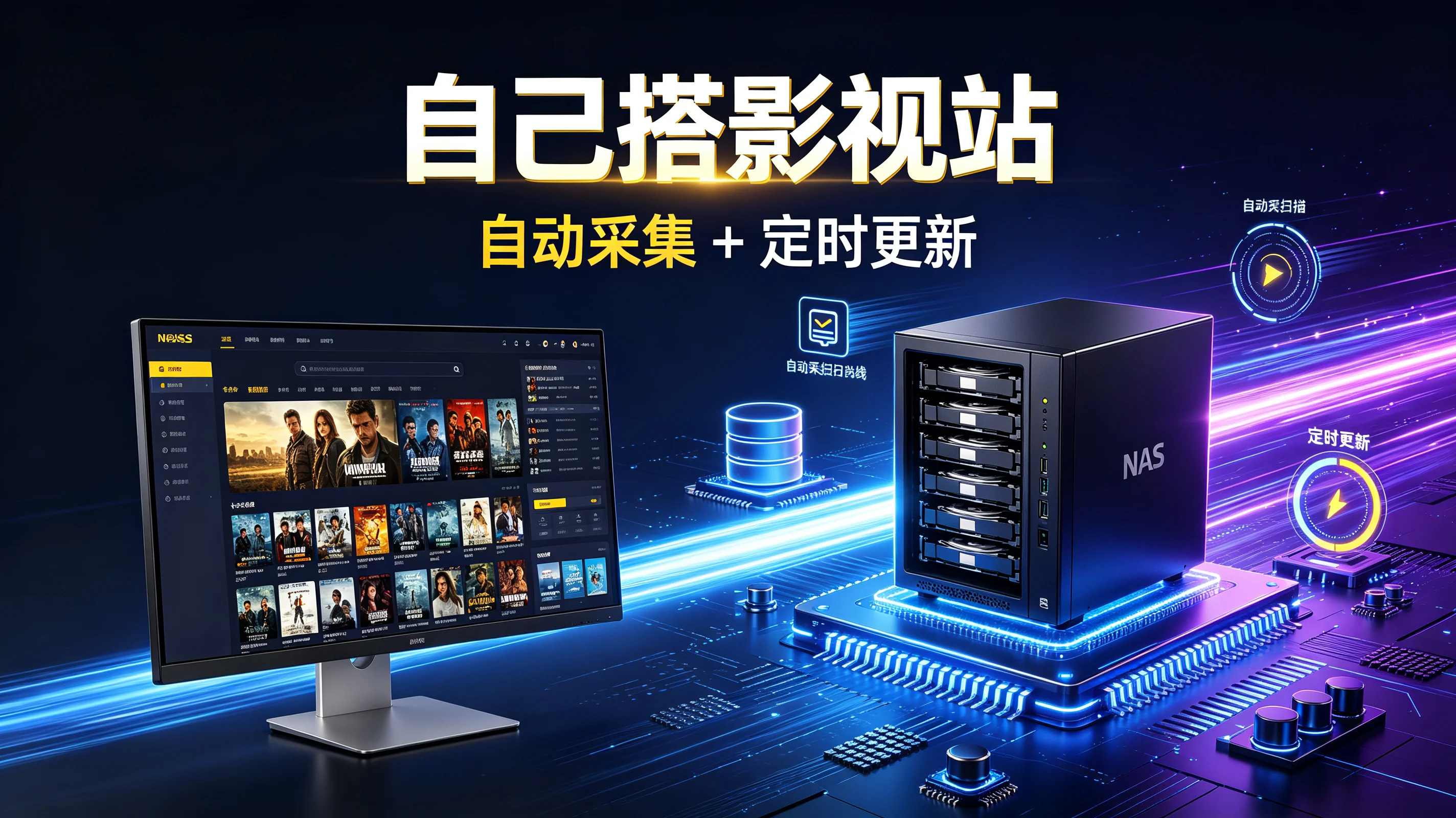 GoFilm Docker 部署教程：在飞牛 fnOS NAS 搭建开源影视站点